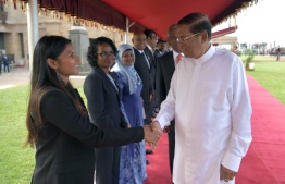 ރައީސަށް ލަންކާ އިން ހޫނު މަރުހަބާއެއް ދަންނަވައިފި