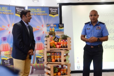 ކޮކާކޯލާއިން "މިނިޓް މެއިޑް" ޖޫސް ރާއްޖެ އަށް ތައާރަފްކޮށްފި