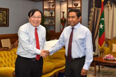 އޭޑީބީގެ ނާއިބު ރައީސް، ރައީސް އަރިއަހަށް އިހުތިރާމުގެ ޒިޔާރަތެއް ކުރައްވައިފި