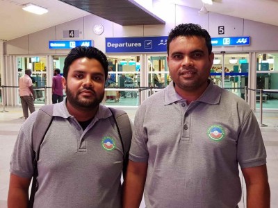 ތަމްރީނު ދަތުރެއްގައި ރާއްޖޭގެ ޒުވާން ދެ ރެފްރީން ތައިލެންޑަށް