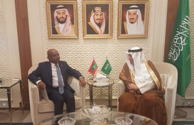 ސައުދީ ފަންޑުގެ އިސްވެރިންނާ ފޮރިން މިނިސްޓަރު ބައްދަލުކުރައްވައިފި
