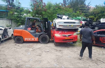 ޓޯކޮށްފައިވާ 58 ކާރާއި 180 ސައިކަލް ނައްތާލަނީ