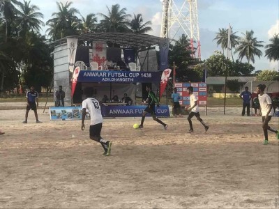 އަންވާރު ފުޓްސަލް ކަޕް: ފުރަތަމަ ބުރުގެ ފަހު މެޗުތައް ރޭ ކުޅެފި