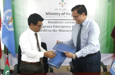 ކުއްލި ހާލަތްތަކުގައި ބޭނުން ކުރާނެ ބޭހާއި އާލާތްތައް ޑަބްލިއުއެޗްއޯ އިން ރާއްޖެއަށް ހަދިޔާ ކޮށްފި