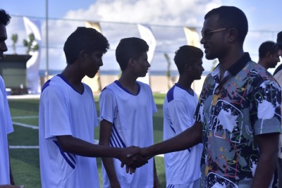 ސެންޓާރާ ރަސްފުށި އައިލެންޑް ރިޒޯޓުގައި ފުޓްސަލް ދަނޑެއް ހުޅުވައިފި