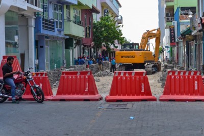 ދެމަހަށް ފަހު މަޖީދީމަގު މަރާމާތުގެ މަސައްކަތް އަލުން ފަށައިފި
