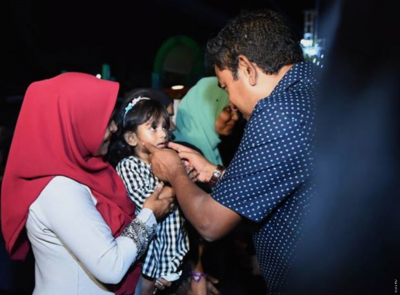 ހުޅުމާލޭގައި އިޖްތިމާއީ މަރުކަޒެއް ރައީސްގެ ދެކަނބަލުން ހުޅުވައި ދެއްވައިފި