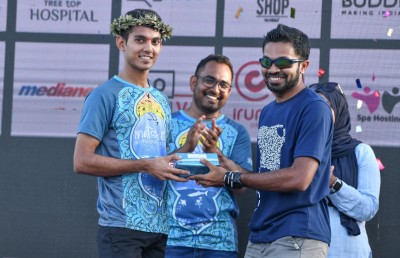 ކުޑަކުދިންގެ ދުވުމާ އެކު މޯލްޑިވްސް އިންޓަނޭޝަނަލް މެރެތަން ކާމިޔާބުކަމާ އެކު ނިންމާލައިފި
