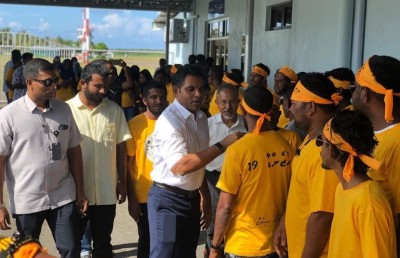 ނައިބު ރައީސް ފައިސަލް އެމްޑީޕީގެ ކެމްޕެއިނަށް ލ. އަތޮޅުގައި