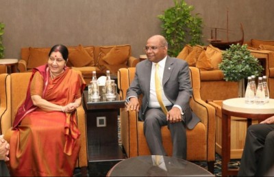 އިންޑިއާގެ އެކްސްޓާނަލް އެފެއާޒް މިނިސްޓަރު ރާއްޖެ ވަޑައިގެންފި