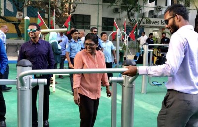 މާލޭގައި އައުޓުޑޯ ޖިމްތަކެއް ހަދަން ފަށައިފި