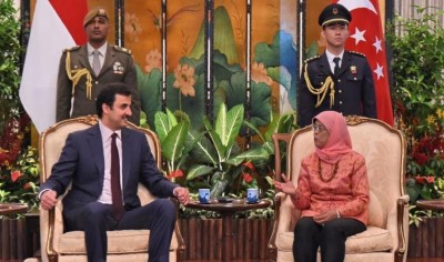 ގަތަރުގެ އަމީރު އިނޑޮނީޝިޔާއަށް ވަޑައިގެންފި