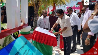 ފައިނު ބަނދަރު ރައީސް ޔާމީން ރަސްމީކޮށް ހުޅުވައި ދެއްވައިފި