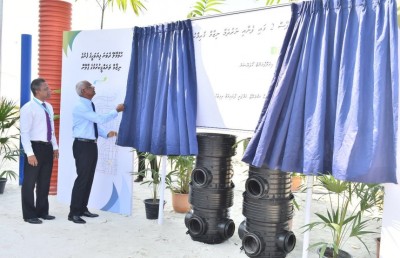 ހުޅުމާލެ ދެވަނަ ފިޔަވަހީގައި ފެނާއި ނަރުދަމާ އެޅުމުގެ ބޮޑު މަޝްރޫއު ފަށައިފި