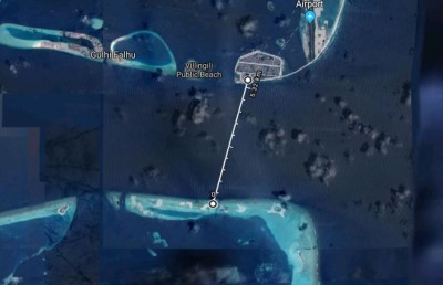 ދަތުރު ދާން ހަމަޖައްސަނީ އެނބޫދޫ ފަޅުގައި ހިއްކާފައިވާ އެއް ރަށް