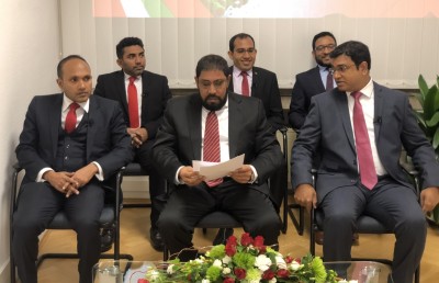 ޖޭޕީ އޮތީ ކޯލިޝަންގައި، އިންތިޚާބަށް ގޮތެއް ހޯދީ މަޖުބޫރުވެގެން: އަމީން