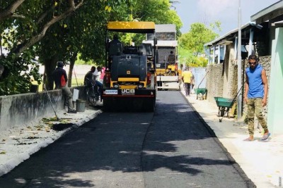 ކުޅުދުއްފުށީގައި ތާރުއެޅުމުގެ މަސައްކަތް މެދުކެނޑުމަށް ފަހު މާދަމާ އަލުން ފަށަނީ