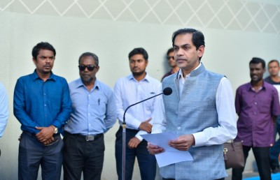 މާލޭ މަގުތަކުގައި ލެޑް ލައިޓު ހަރުކުރަން ފަށައިފި