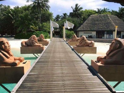 ރިސޯޓެއްގައި ބުދު ބެހެއްޓިކަމުގެ ޝަކުވާ ފުލުހަށް، ބެލިއިރު ނަގައިފި