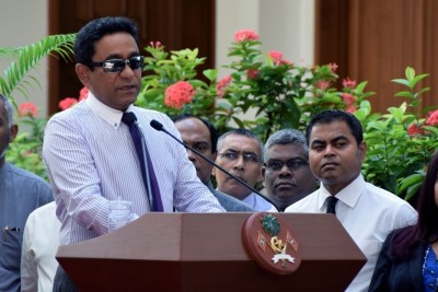 އިންޑިއާއާ ދިމާލަށް އެއްޗެއް ބުނާކަށް ނުޖެހޭ، އެއީ އެންމެ ގާތް ގައުމު: ރައީސް ޔާމީން