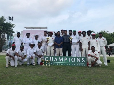 ގައުމީ ކްރިކެޓް މުބާރާތުގެ ޗެމްޕިއަންކަން ސީބީއެލްއާއި މާލޭ ސްޕޯޓްސްއަށް