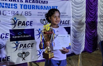 ބެންގަލޫރު ޓެނިސް މުބާރާތުގެ 12 އަަހަރުންދަށުގެ ޗެމްޕިއަންކަން ނަބާ ހޯދައިފި