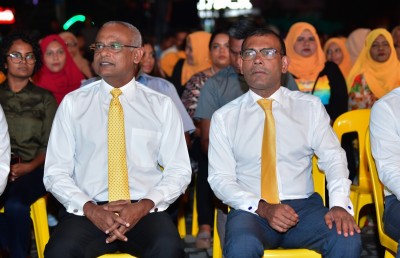 ޗެއާޕާސަންގެ އިންތިހާބާ ގުޅުވައި ނަޝީދުގެ ހިތްހަމަނުޖެހުން ރައީސަށް