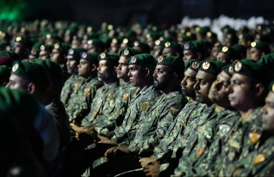 ހަތިޔާރާ އެކު ސިފައިންގެ ތަމްރީނުތަކެއް މާލެ އާއި ހުޅުމާލޭގައި ބާއްވަނީ