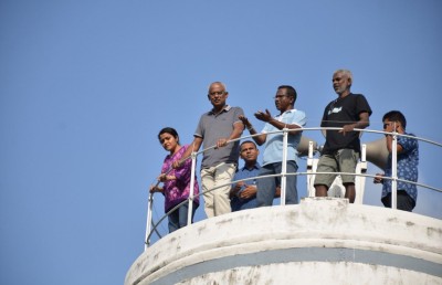 ހުކުރު މިސްކިތުގެ އާބާތުރަ ފިލުވުމުގައި ރައީސް ބައިވެރިވެވަޑައިގެންފި