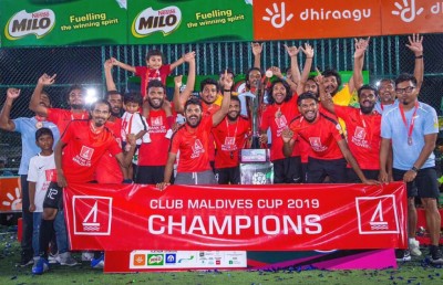 ބީއެމްއެލް އިން ދެ ވަނަ ފަހަރަށް ކްލަބް މޯލްޑިވްސް ކަޕް ކާމިޔާބުކޮށްފި