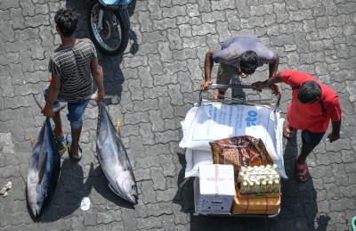 ފުލުހުން ސްޓިކާ ޖެހުމުގައި، އާންމުން ބާޒާރުުކުރުމުގައި!