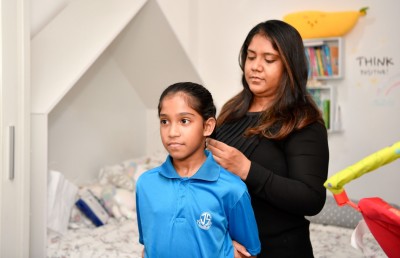 އަމީމަތު: ދެ ދަރިންނާ އެކު އާއިލާގެ މުހިއްމު ތަނބު!