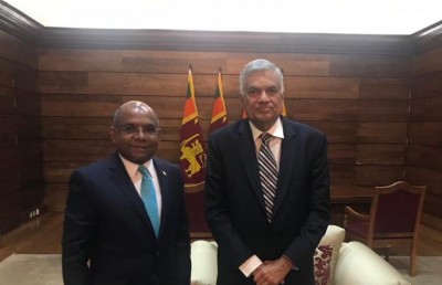 މިނިސްޓަރު ޝާހިދު ލަންކާގެ ބޮޑު ވަޒީރާ ބައްދަލުކުރައްވައިފި