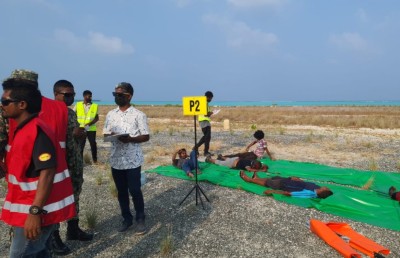ހަނިމާދޫ އެއާޕޯޓުގައި މާދަމާ ރޭ އިމަޖެންސީ ޑްރިލްއެއް