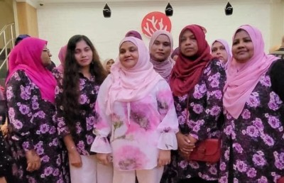 ދުވަސްތަކެއް ފަހުން ކުރީގެ ފަސްޓް ލޭޑީ ފާތުން ސަޕޯޓަރުންނާ އެކު ފެނިލުމެއް