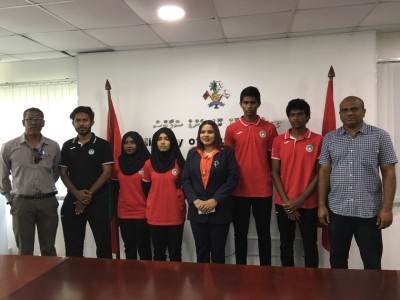 ކަލާސް އެވޯޑު ހޯދި ހަތަރު ކުދިންނާއެކު ޒުވާން ބީޗު ވޮލީ ޓީމު ތައިލެންޑަށް