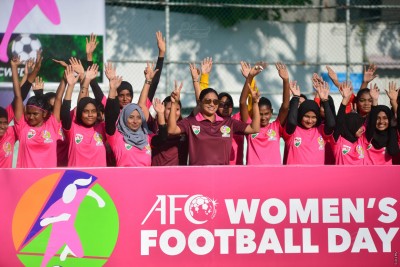 "އޭއެފްސީ ވުމަންސް ފުޓްބޯލް ޑޭ" ރާއްޖޭގައިވެސް ފާހަގަކޮށްފި