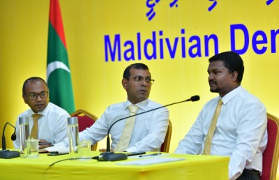 ފަހު ވަގުތު ނިންމުން ބަދަލުކޮށް، މަޖިލިހުގެ ރައީސަކަށް އެމްޑީޕީން ކަނޑައެޅީ ނަޝީދު