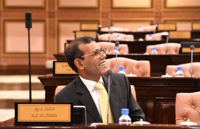 މަޖިލިހުގެ ރައީސްގެ މަގާމާ އެކު ނަޝީދު ތާރީޚުގެ ތެރެއަށް