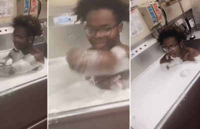 އެމެރިކާގެ ރެސްޓޯރަންޓެއްގެ ސިންކް ތެރޭގައި ފެންވަރައިފި