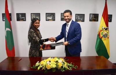 ރާއްޖެ އިން ބޮލީވިއާއާ އެކު ގުޅުން ގާއިމުކޮށްފި