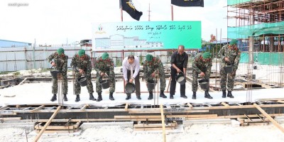 އެމްއެންޑީއެފް މާލޭ އޭރިއާ ހުޅުލޭ ޕޯސްޓުގެ ބިންގާ އަޅައިފި