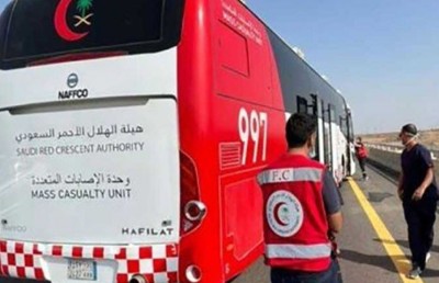 މަދީނާގައި ހިނގި ބަސް އެކްސިޑެންޓެއްގައި 8 އުމްރާވެރިން މަރުވެއްޖެ