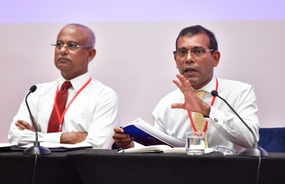 ފާޑުވިދާޅުވުމަށް ފަހު ނަޝީދު ފާޅުގައި ސަރުކާރާ ދެކޮޅަށް ނުކުމެވަޑައިގެންފި