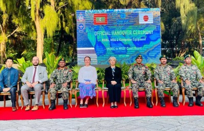 ޖަޕާނުން ކޯސްޓްގާޑަށް މުހިންމު އާލާތްތަކެއް ހަދިޔާކޮށްފި