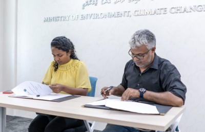 ފްރީ ޑައިވިން ވޯލްޑް ރެކޯޑް އިވެންޓުގެ ޕާޓްނަރަކަށް އެންވަޔަރްމެންޓް މިނިސްޓްރީ