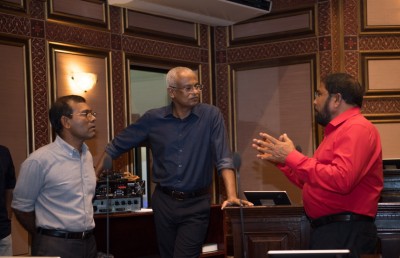 ޖޭޕީން ދެއްކީ ނަޝީދާއި އެމްޑީޕީއަށްޓަކައި ކޮށްދިން ކަންކަން!