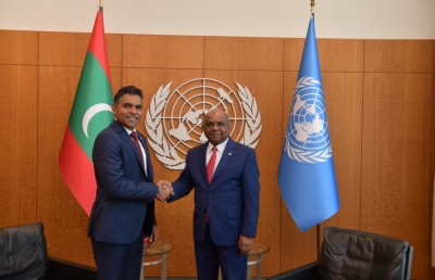ނައިބު ރައީސް، އދ. ގެ އާއްމު މަޖިލީހުގެ ރައީސް ޝާހިދުއާ ބައްދަލުކުރައްވައިފި