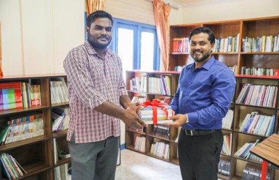 ބީއެމްއެލް ކޮމިއުނިޓީ ފަންޑުން މާއެނބޫދޫ ސްކޫލް ލައިބްރަރީ ތަރައްގީ ކޮށްފި