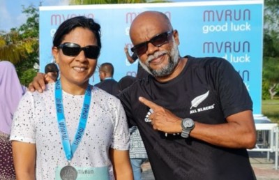 ރޭހުގައި ދުވެވަޑައިގެން ފަސްޓް ލޭޑީ އާންމުންނަށް ދެއްވީ ހިތްވަރު